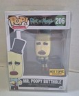 Funko Pop! 206- Rick and Morty - Mr. Poopy Butthole-Bloody- Hot Topic Exclusive