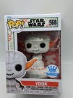 Funko Pop! Vinyl: Star Wars Yoda Funko (Exclusive) #568 New In Box Vinyl Figure