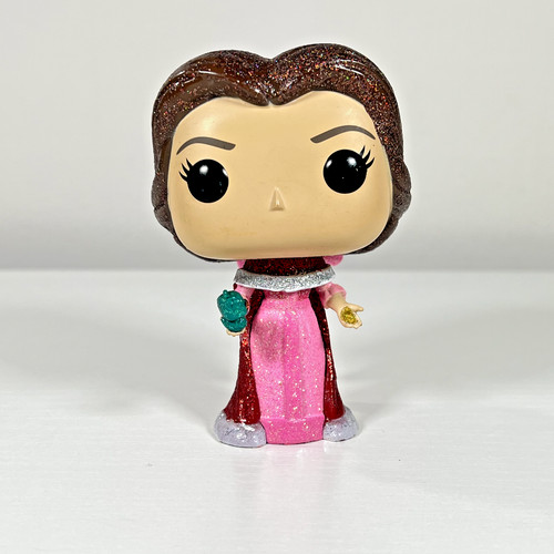 Funko Pop! Disney Belle #241 Glitter Diamond Hot Topic Exclusive OOB