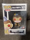 Call Of Duty Funko Pop 147 Monkey Bomb Game Stop Exclusive New in Pop Protector