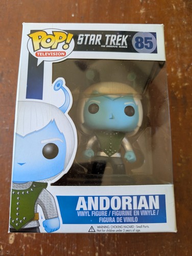 Funko Pop! Star Trek - Andorian #85, Vaulted Vinyl Figure In Box