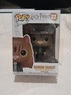 Hermione Granger Cat Harry Potter Funko Pop 77 + Protector Vaulted Rare See Pics