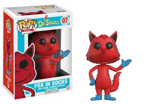 Fox In Socks # 7 Dr Seuss BOOKS Funko Pop Vinyl Figure ⭐ RARE