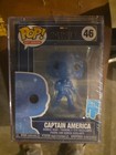 Funko POP ART SERIES Marvel Infinity Saga CAPTAIN AMERICA Space Stone #46 SEALED