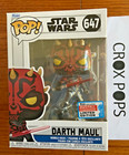 DARTH MAUL NYCC 647 STAR WARS Funko Pop Vinyl New in Mint Box + Protector