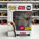 Funko Pop Star Wars Porg Open Mouth Flocked Chase Hot Topic 198 Toy Vinyl Figure