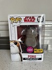 Funko POP! Star Wars: Flocked Porg #198 Chase Hot Topic Exclusive