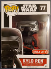 Funko Pop Kylo Ren #77 Star Wars Target Exclusive Vaulted w/Protector