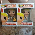 2 X Funko POP! Retro Toys: Stretch Armstrong #01 & Stretched CHASE w/ Protectors