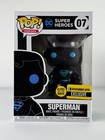 Funko! DC Super Heroes Black Superman Glow GITD #07