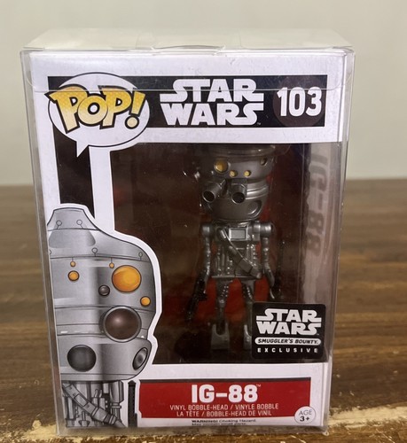 Funko Pop! Star Wars 103 IG-88 Smuggler's Bounty Vinyl Figure (Brand New)