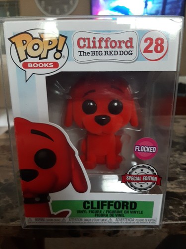 Funko Pop! Vinyl: Clifford the Big Red Dog - Clifford (Flocked) - Hot Topic...