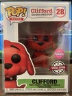 Clifford 28 Flocked Hot Topic Exclusive Funko POP! The Big Red Dog w/ PROTECTOR
