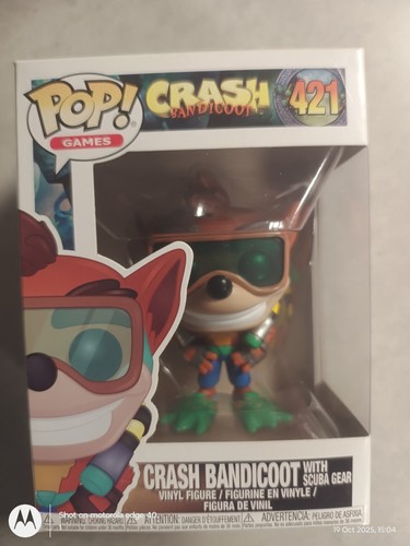 Funko Pop! Games Crash Bandicoot with Scuba Gear #421 Vinyl Figure