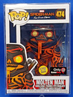 Funko Pop! Marvel Spider-Man Far From Home Molten Man GITD Gamestop Excl. #474