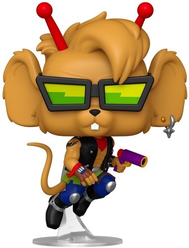 Funko POP! Animation: Biker Mice from Mars - Throttle [Used Very Good Toy] Vin