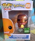 Charmander Glitter Pop 455 Diamond - Pokemon Funko Pop! Vinyl 2021 + Protector