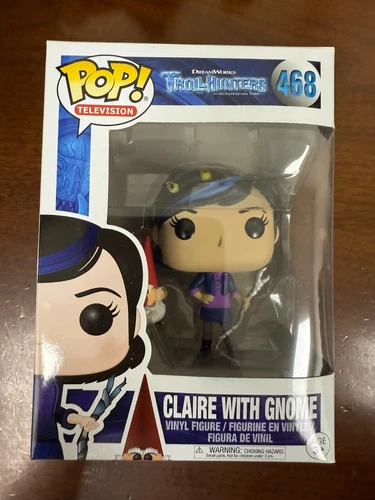 Claire With Gnome #468 Troll Hunters Funko Pop