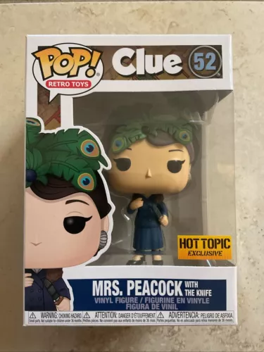 Clue - Mrs. Peacock with the Knife Funko Pop! 52 Figure (Hot Topic Exclusive)