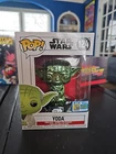 Con Edition Funko Pop! #124 Yoda Green Chrome 2022 SDCC Exclusive Star Wars NIB