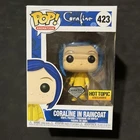 Coraline Funko Pop! Vinyl Coraline in Raincoat #423 Diamond Hot Topic Exclusive