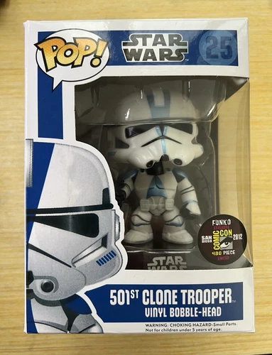Custom Funko Pop Star Wars #25 501st Clone Trooper 2012 SDCC Custom Pop