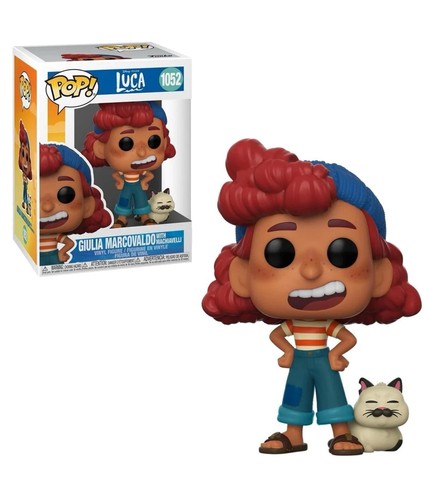 Funko Pop! Disney Pixar Luca - Giulia Marcovaldo With Machiavelli #1052 NO BOX