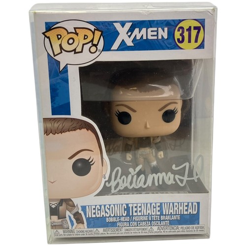 Funko Pop X-Men Negasonic Teenage Warhead #317 Brianna Hildebrand Autograph