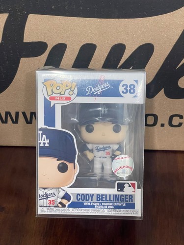 2020 FUNKO POP! MLB CODY BELLINGER W/t Protector LA Dodgers #38