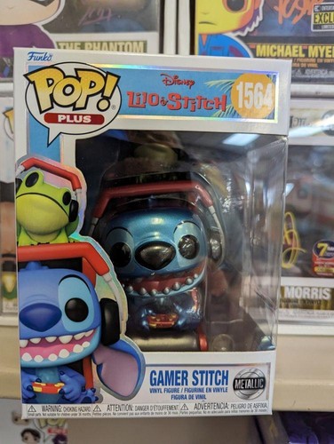 Funko Pop! Plus Disney: Lilo & Stitch – Gamer Stitch (Metallic) #1564