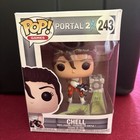 Funko Pop! Games #243 Portal 2 Chell with Portal Gun Vaulted 2017 Brand New