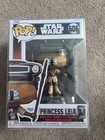 Star Wars Funko Pop Vinyl Figure #606 Princess Leia (Boushh Disguise) w Protectr