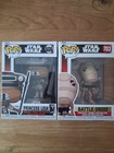 Star Wars Funko Pop x2 - Princess Leia Boussh #606 and Battle Droid #703