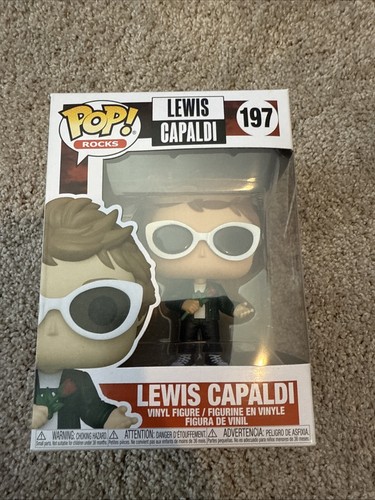 Funko Pop! Rocks #197 Lewis Capaldi Vinyl Figure | New in Box 2020 Collectible