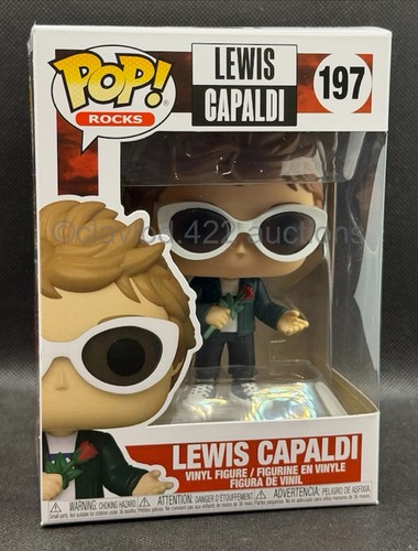 Funko POP!  Rocks: Lewis Capaldi w Rose - 197 Singer vinyl figure