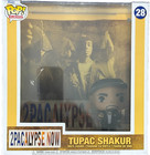 Funko Pop! #28 Album Cover with Case: Tupac Shakur #28