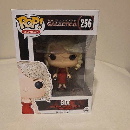 Funko POP! Television Battlestar Galactica Six Vinyl Figure #256 W/protector