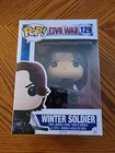 Funko Pop 129 Winter Soldier Vinyl Bobblehead Civil War Captain America NIB BW