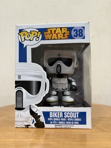 Funko POP  - STAR WARS -BIKER SCOUT #38  NIB