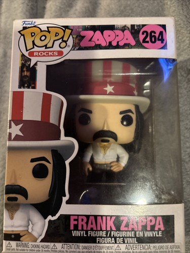 Frank Zappa Bobble head 264 By Pop Rocks Collectible Figure New