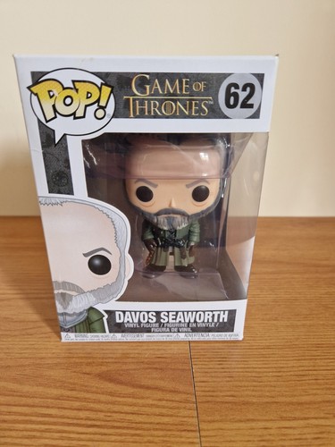 FUNKO POP - GAME OF THRONES - DAVOS SEAWORTH #62 - Excellent Condition - Boxed