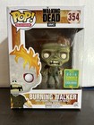 Burning Walker The Walking Dead 2016 SDCC Excl Vaulted Funko Pop 354 W Protector