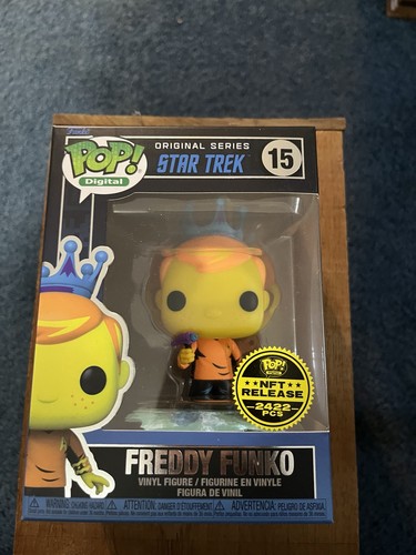 Funko Pop Digital Blacklight Star Trek Freddy Funko (as Captain Kirk) #15