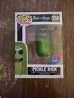 Funko Pop Animation- Pickle Rick (350)- PX-  Rick and Morty - Slight Damage Read