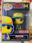 Funko Pop Stranger Things Dustin #828 Blacklight Target Exclusive W/ Protector