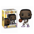 Funko Pop 52 LeBron James NBA Los Angeles Lakers White Jersey Shelf Wear NEW XP