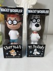 Funko, Wacky Wobbler Mr. Peabody and Sherman from Rocky and Bullwinkle : NEW
