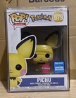 Pichu Flocked #579 Pokemon 2020 Wondrous Convention Funko Pop + Protector Tin