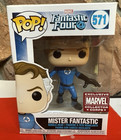 BAD BOX Mister Fantastic Funko Pop 571 Mr Fantastic Four Marvel Collector Corps