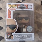 WWE- WRESTLEMANIA 40 THE ROCK"FINAL BOSS"  3.75" POP VINYL FIGURE FUNKO  168 NEW